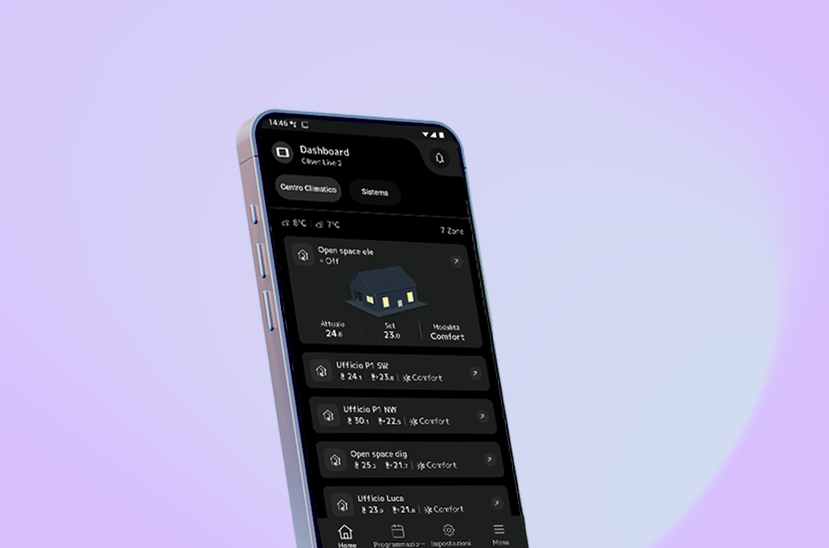 Gestisci il comfort con Smartliving di Clivet
