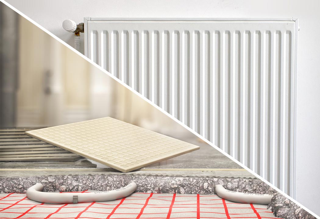 Ogrevanje s sevalnimi paneli ali z radiatorji